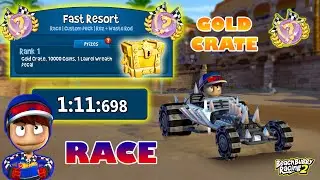 Fast Resort___Waste Rod ft. Rez___Prize - Gold Crate___BEACH BUGGY RACING 2