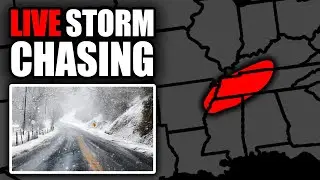 🔴LIVE CHASING--Historic Ice Storm in Tennessee