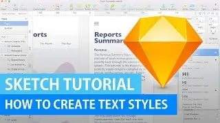 How to Create Text Styles | Sketch Tutorial