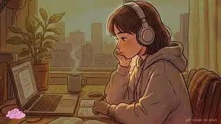 Cozy room vibes, gentle piano tunes, and lo-fi beats to ease your mind while studying