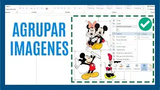 Cómo agrupar y desagrupar imágenes en Word