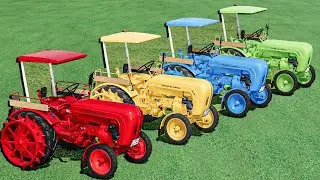 Transport with Colors - Porsche Mini Tractors with Truck | Farming Simulator 22