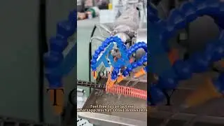PVC Spiral Vacuum Suction Pipe Making Machine#pvcpipe #pipemachine #corrugatedpipe