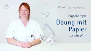 Ergotherapie für Zuhause: Reißen, Falten, Rollen mit Papier