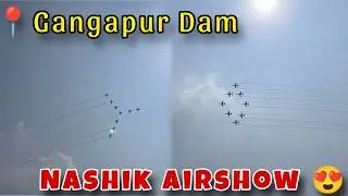 Surya Kiran Aerobatics Nashik 🔥| Live Air Show Experience✈️ | Full Vlog