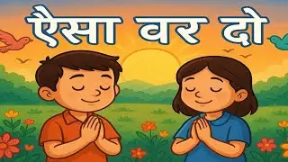 Hans Vahini Aisa Var Do | Saraswati Vandana | Calm Devotional School Prayer| Child Voice