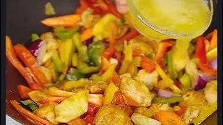 Best Pineapple Chicken Stir fry//Jojo&rsquo;sPlate