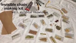 Invisible chain making kit Class material kit and material knowledge 