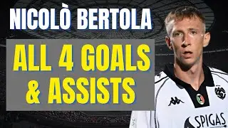 Nicol&ograve; Bertola - ALL 4 GOALS & ASSISTS FOR SPEZIA | Skills & Highlights