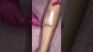 Get Silky Smooth Legs with Bean Wax Magic! #shorts #shortsfeed #youtubeshorts #wax #waxing #makeup