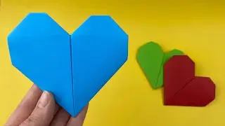 Origami Heart Instructions | How to Make a Simple Paper Heart 💖