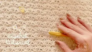 Aprende Crochet✨ |Teje Conmigo Esta Hermosa Puntada a Ganchillo 🫠💕