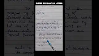 Simple Resignation letter for company#letter# resignationletter#resign letter#company resignation