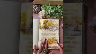ASMR Journaling/ Girl with the Motorcycle 🏍️🧡 #scrapbooking #scrapbookasmr #junkjournaling