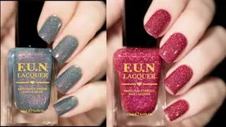 Beautiful Glitter Nail Idea's/ Glittery Nails Idea's/ by Family Mag