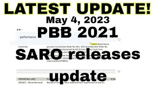 PBB 2021 SARO releases update as of today May 4, 2023.