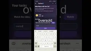 TapSwap code Make Money with Your Car! | код из видео 27 августа