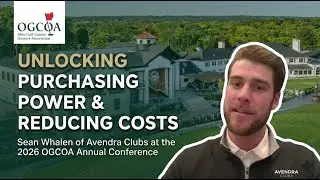 Sean Whalen talks about Avendra Clubs supporting the Ohio Golf Course Owners Association