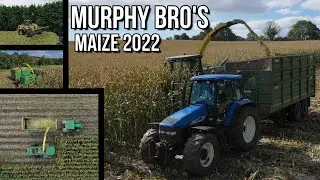 Murphy Bro's John Deere 7800 flying through Maize ~ Maize 2022 West Cork