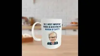 Warren Buffett 'Margin of Safety' Quote Mug
