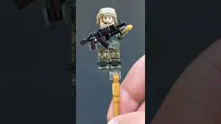 Custom minifigure Lego🫡Brickmania toys🪖Perfect Caliber🔥#militarylego #brickmania #brickarms