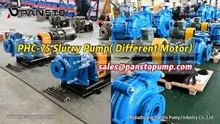 PHC 75 Slurry Pump for Mining, Tailings, Sand, and Desulfurization &ndash; Custom Motor Options Available