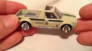 Hot Wheels Volkswagen Caddy Pickup Truck (2018 Car Culture - Shop Trucks)