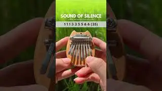 Sound of Silence 8 Key Kalimba Tutorial