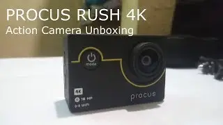 Procus Rush 4K action camera : Unboxing