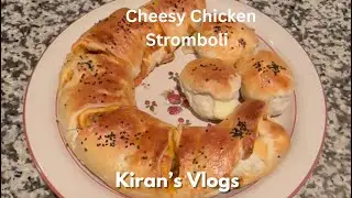 Cheesy Chicken Stromboli | Pakistani Mom In USA