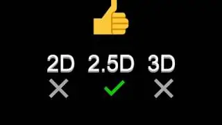 It's not 3D. It's not 2D. It's 2.5D?