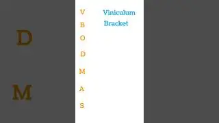 VBODMAS #maths #viralmaths #vbodmas @pi-one