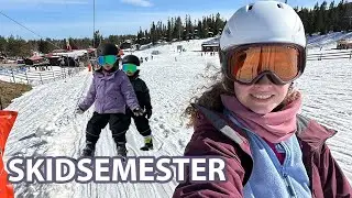 vlogg: VÅR FÖRSTA SKIDSEMESTER