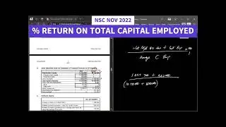 .paper 1 returns on total capital employed 