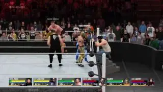 WWE 2K16 - Curtis Axel cant be eliminated from the Royal Rumble