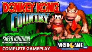 🎮 Donkey Kong Country (SNES) Complete Gameplay