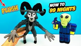 Making a Plush 99 Nights in the Forest &laquo;ROBLOX&raquo; Ram & Alien | DIY Tutorial