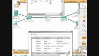 Using Packet Tracer viewing pdu information sent between client and server