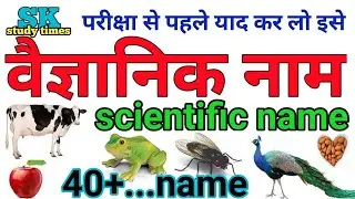 40+महत्वपूर्ण वैज्ञानिक नाम | vaigyanik naam | important scientific name | science in hindi