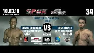 GPUK - Night Of The Gladiators 34: Denzil Chibondo VS Luke Bennet