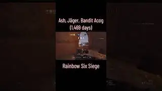 Ash, Bandit, Jager ACOG Siege NOSTALGIA #shorts #rainbowsixsiege #r6siege_video