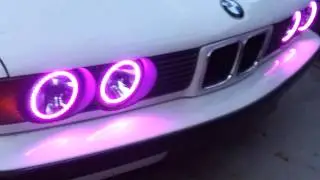 E34 color changing l.e.d halos