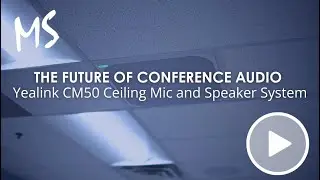 The Future of Conference Audio Yealink CM50 Ceiling Mic and Speaker System