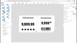 How To Create  Template For Electronic Shelf Label System #electronicshelflabel #electronicpricetag
