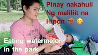 Life must go on/in japan/ Fighting Cancer: Kain ng Pakwan sa Park 🍉