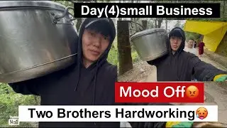 Day(4)small business||today mood off😡two brothers hardworking||tibetan vlogger||tibetan YouTuber|bir