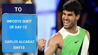 Carlos Alcaraz SHOCKS the Stadium! 😱 Unreal Infosys Shot of the Day | Australian Open 2026