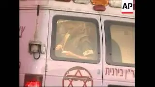 WRAP Cross-border shelling continues; day shots of ambulances
