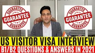 USA Tourist Visa Interview Tips 2024 | B1/B2 Questions & Answers | Interview Process