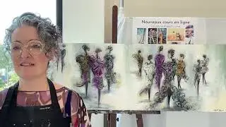 Projet Bal de brume: Technique de pâte et papier Tyvek par Josée Cloutier